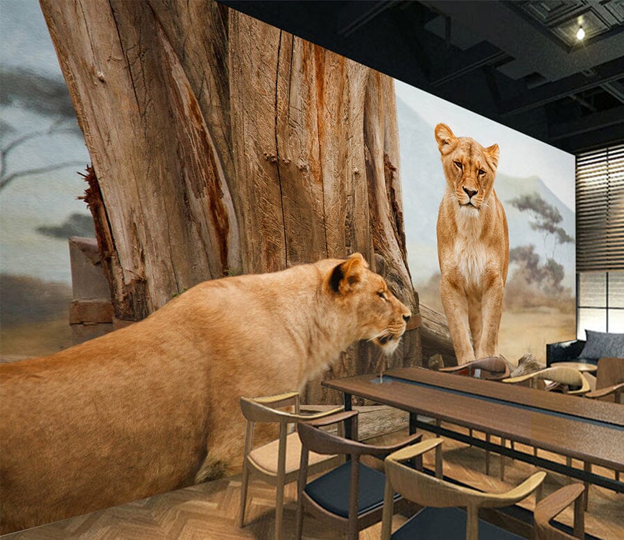 3D Prairie Tiger 1044 Wall Murals Wallpaper AJ Wallpaper 2 
