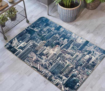 3D High-Rise Building 36118 Non Slip Rug Mat