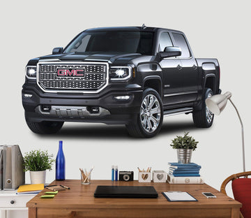 3D Black Pickup Truck 0001 Vehicles Wallpaper AJ Wallpaper 