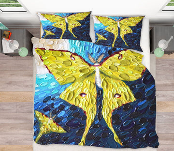 3D Butterfly Specimen 2111 Dena Tollefson bedding Bed Pillowcases Quilt Quiet Covers AJ Creativity Home 
