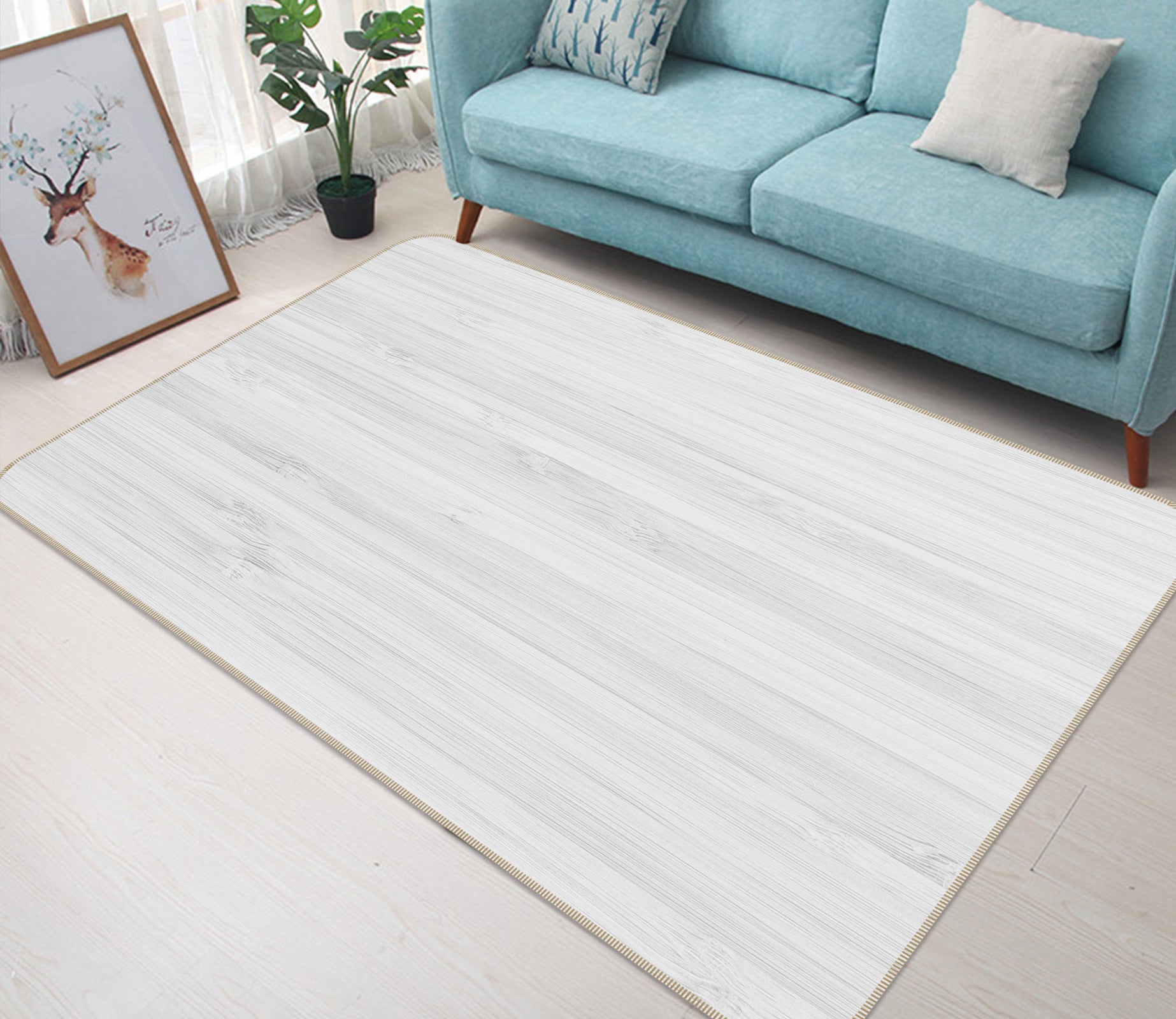 3D Wood Grain 31066 Non Slip Rug Mat