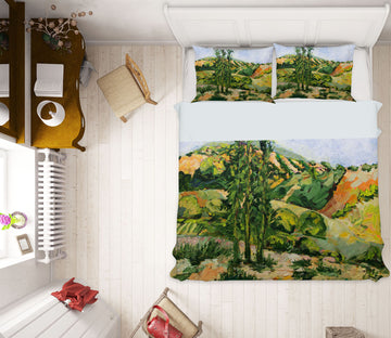 3D Mountain Tree 1141 Allan P. Friedlander Bedding Bed Pillowcases Quilt