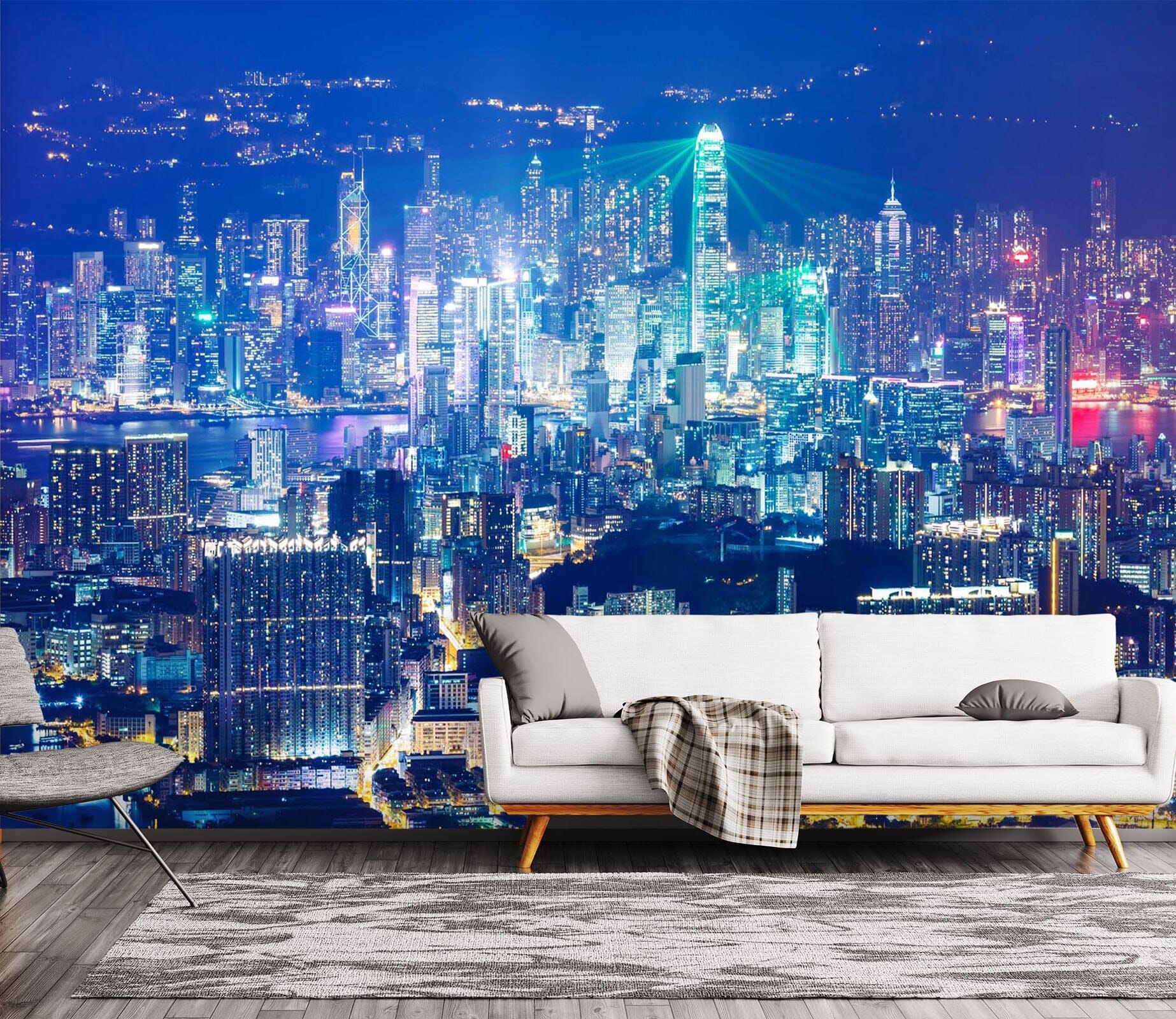 3D City Of Lights 1403 Wall Murals Wallpaper AJ Wallpaper 2 