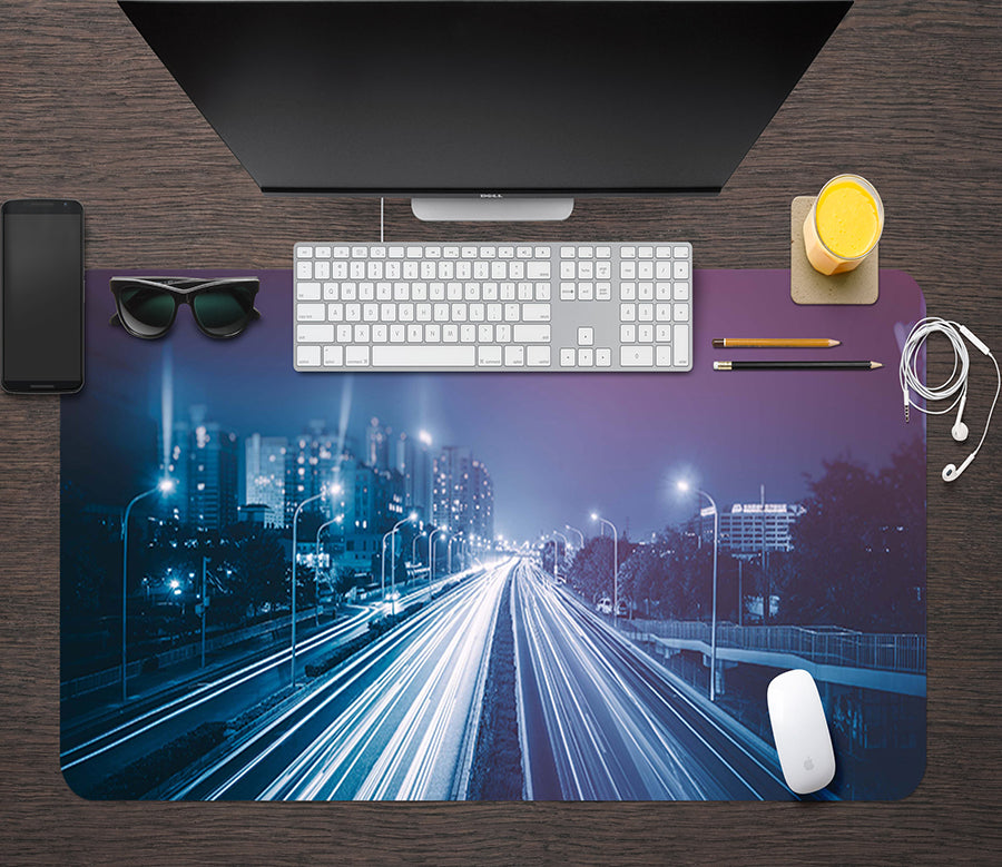 3D City Street 17009 Desk Mat
