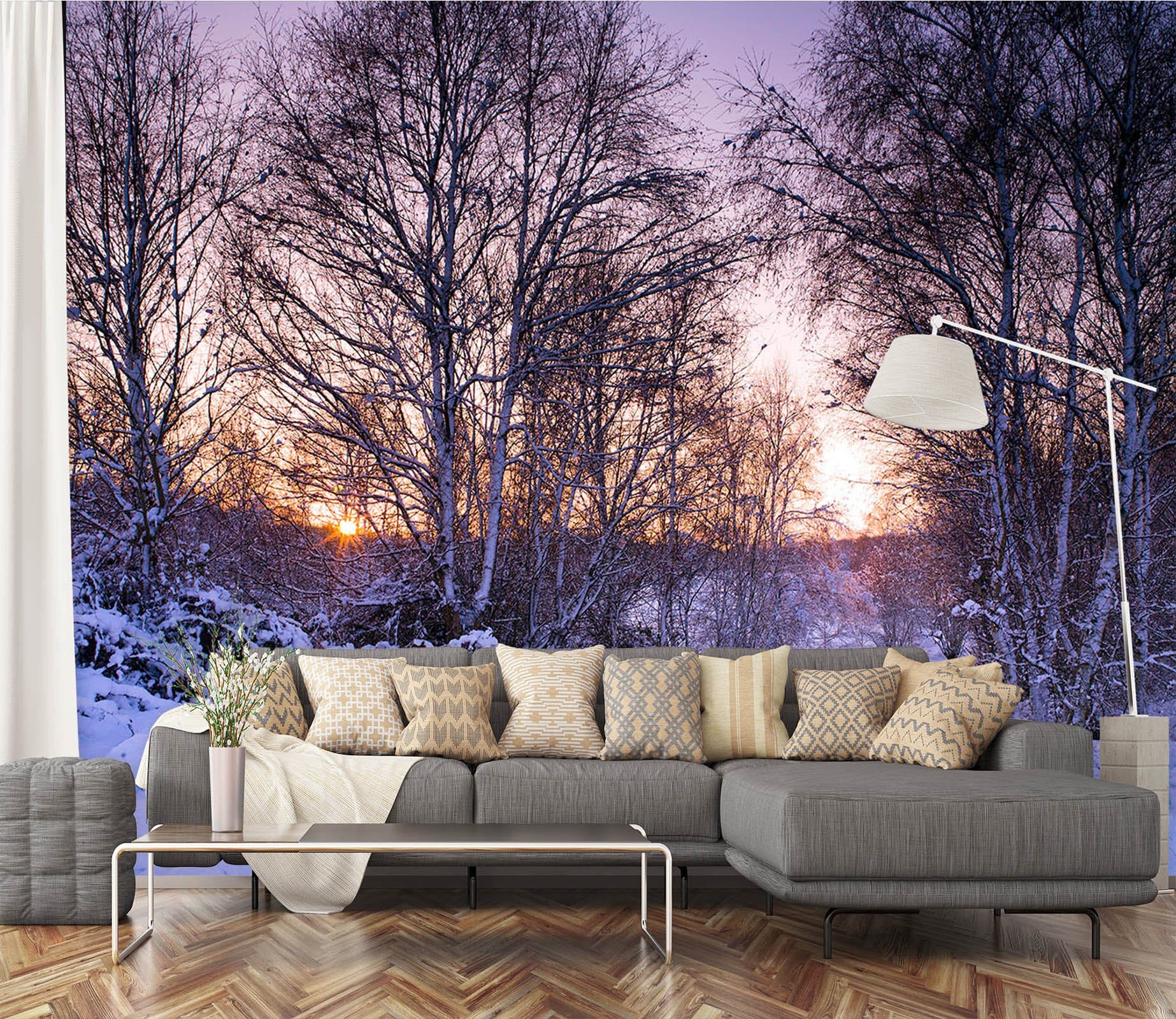 3D Forest After Snow 1402 Assaf Frank Wall Mural Wall Murals Wallpaper AJ Wallpaper 2 