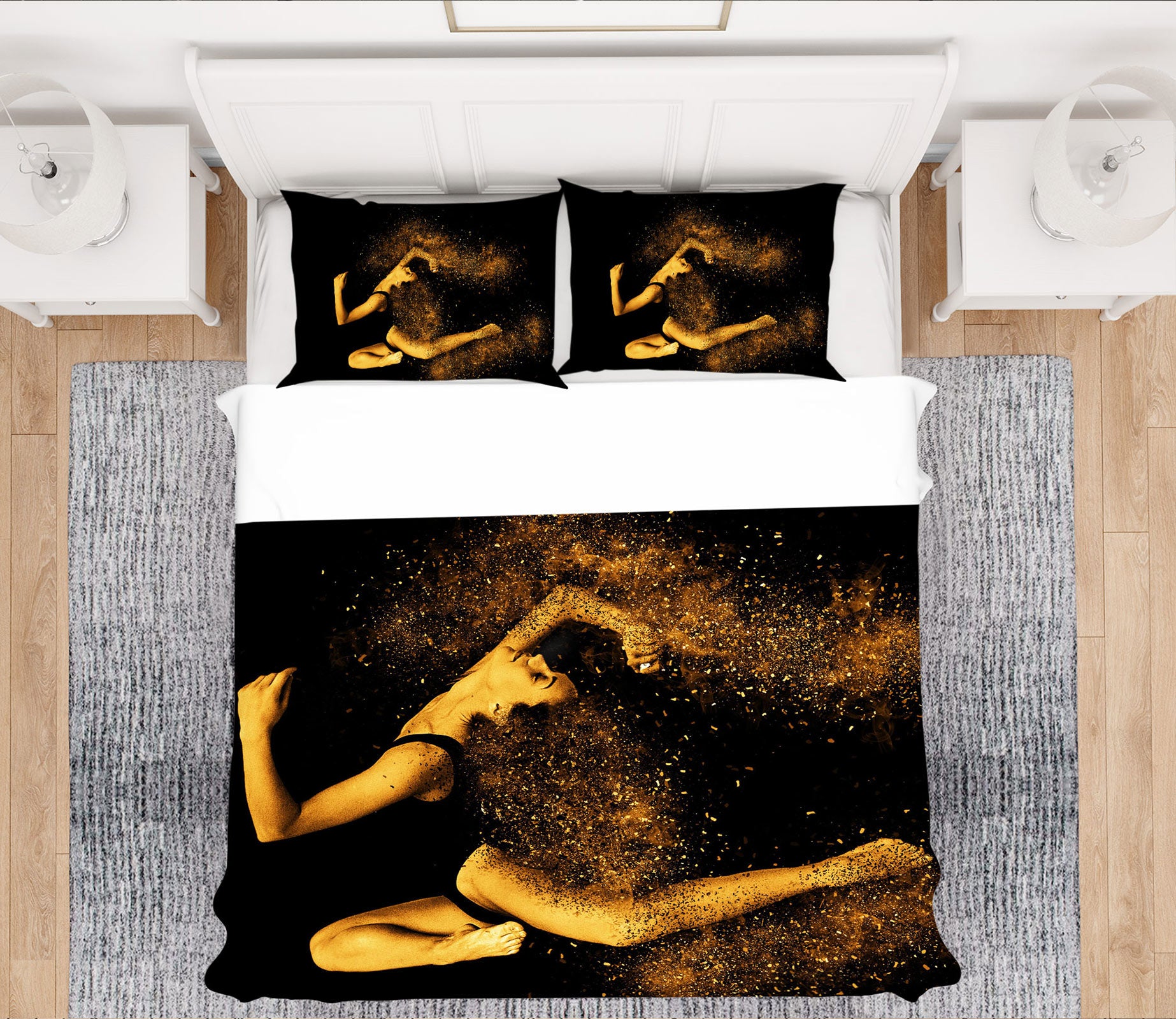 3D Action 14199 Bed Pillowcases Quilt