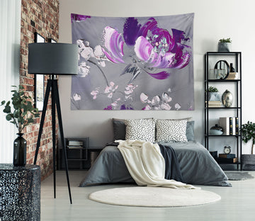 3D Purple Flowers 3767 Skromova Marina Tapestry Hanging Cloth Hang