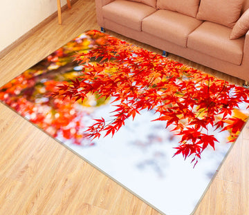 3D Maple Leaf 30186 Non Slip Rug Mat