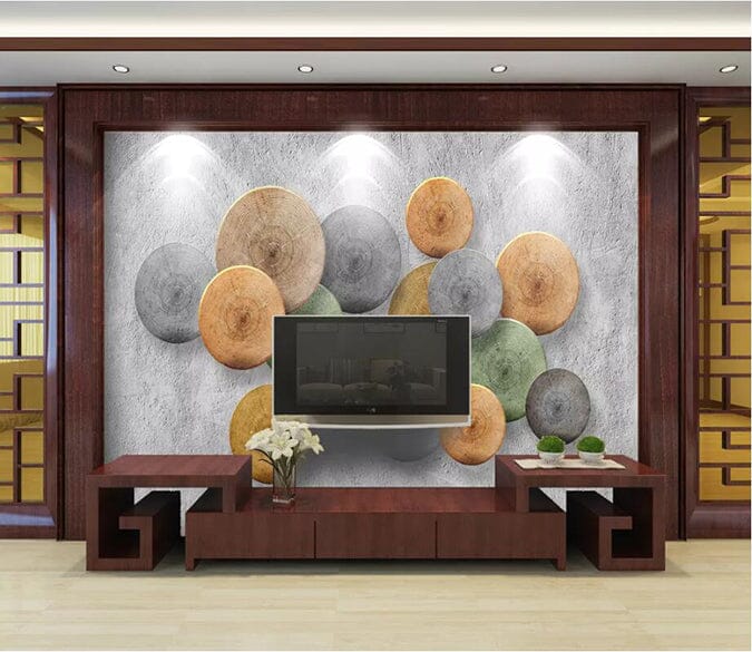 3D Color Circle 2678 Wall Murals Wallpaper AJ Wallpaper 2 