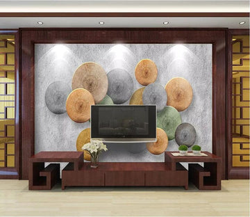 3D Color Circle 2678 Wall Murals Wallpaper AJ Wallpaper 2 