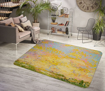 3D Yellow Graffiti 1057 Allan P. Friedlander Rug Non Slip Rug Mat Mat AJ Creativity Home 