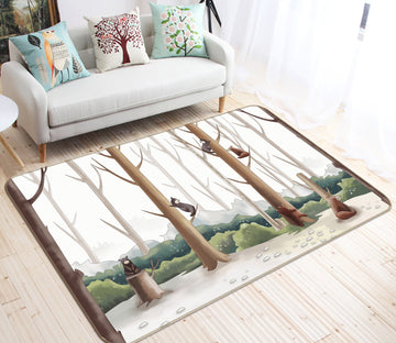3D Forest 34079 Non Slip Rug Mat
