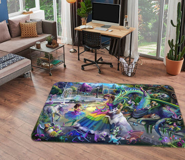 3D Beautiful Garden 3008 Rose Catherine Khan Rug Non Slip Rug Mat Mat AJ Creativity Home 