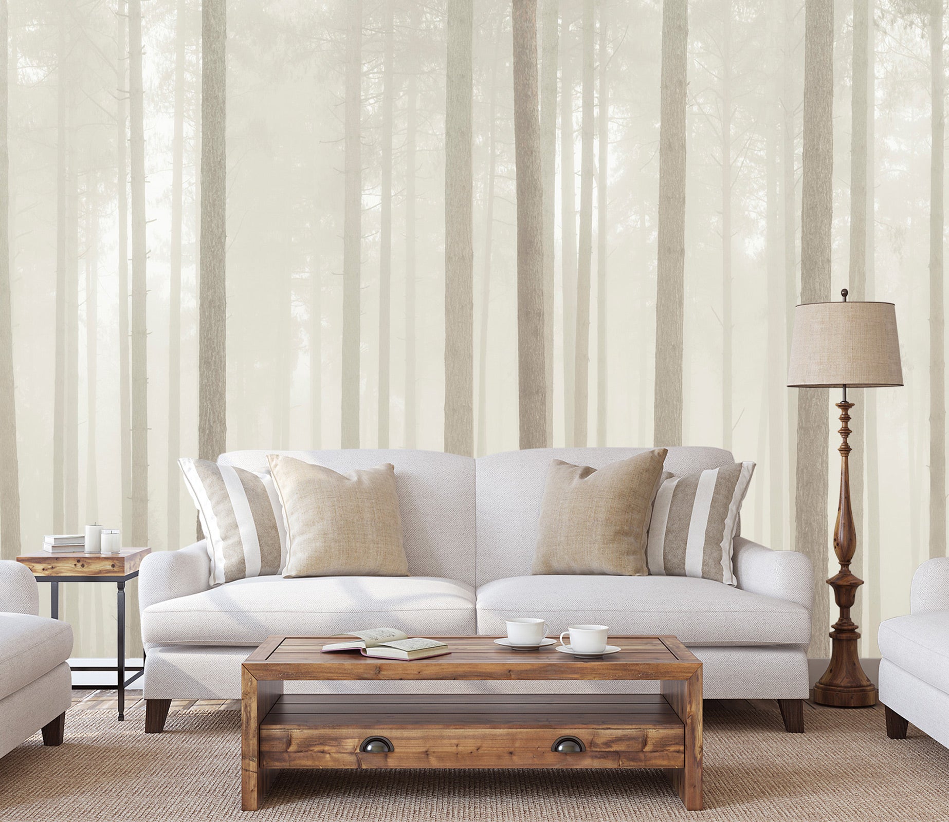 3D Forest Trunk 6286 Assaf Frank Wall Mural Wall Murals