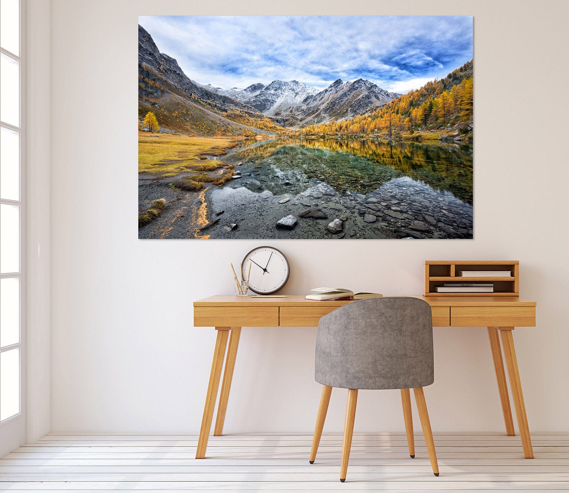 3D Forest Lake 107 Marco Carmassi Wall Sticker Wallpaper AJ Wallpaper 2 