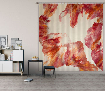 3D Red Pattern 8147 Valerie Latrice Curtain Curtains Drapes