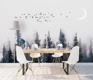 3D Forest Moon 2174 Wall Murals Wallpaper AJ Wallpaper 2 