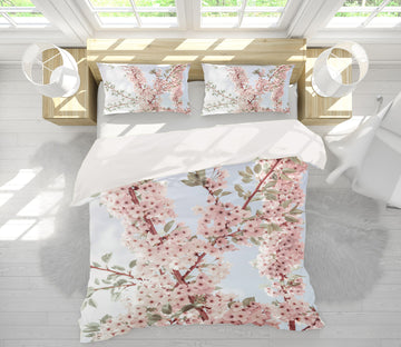 3D Pink Flower Branch 6940 Assaf Frank Bedding Bed Pillowcases Quilt Cover Duvet Cover