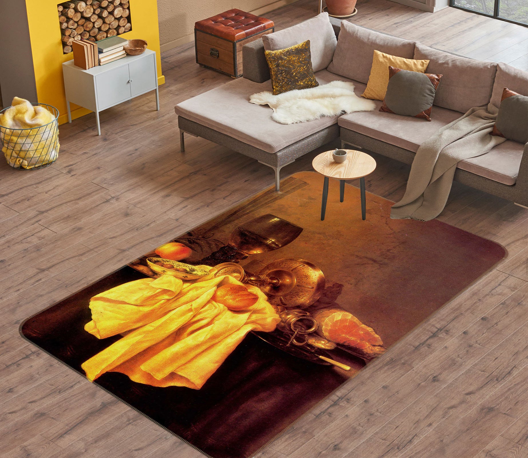 3D Fruit Cup 76216 Non Slip Rug Mat