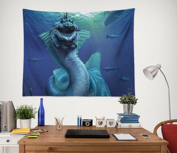 3D Sea Dragon 121201 Tom Wood Tapestry Hanging Cloth Hang