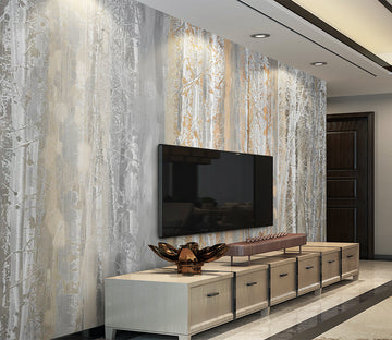 3D Abstract White Tree WG215 Wall Murals