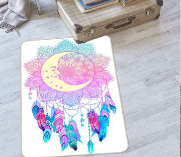 3D Moon Dream Catcher 37133 Non Slip Rug Mat