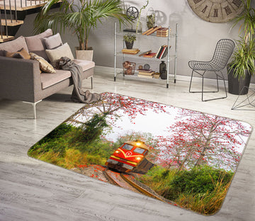 3D Jungle Track Train 42026 Vehicle Non Slip Rug Mat