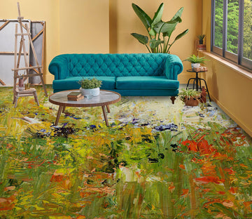 3D Grass Oil Painting 9652 Allan P. Friedlander Floor Mural