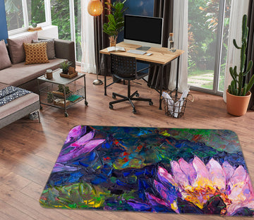 3D Flower 30184 Non Slip Rug Mat