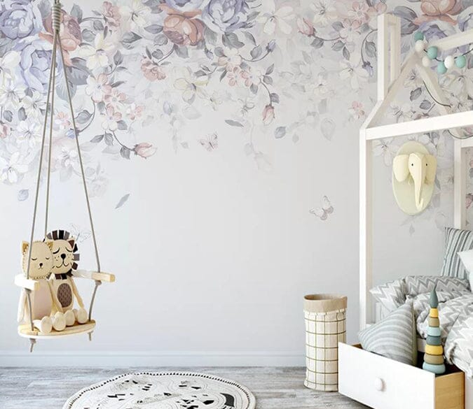 3D Colored Flowers 2154 Wall Murals Wallpaper AJ Wallpaper 2 