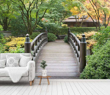 3D Wood Bridge 1500 Wall Murals Wallpaper AJ Wallpaper 2 