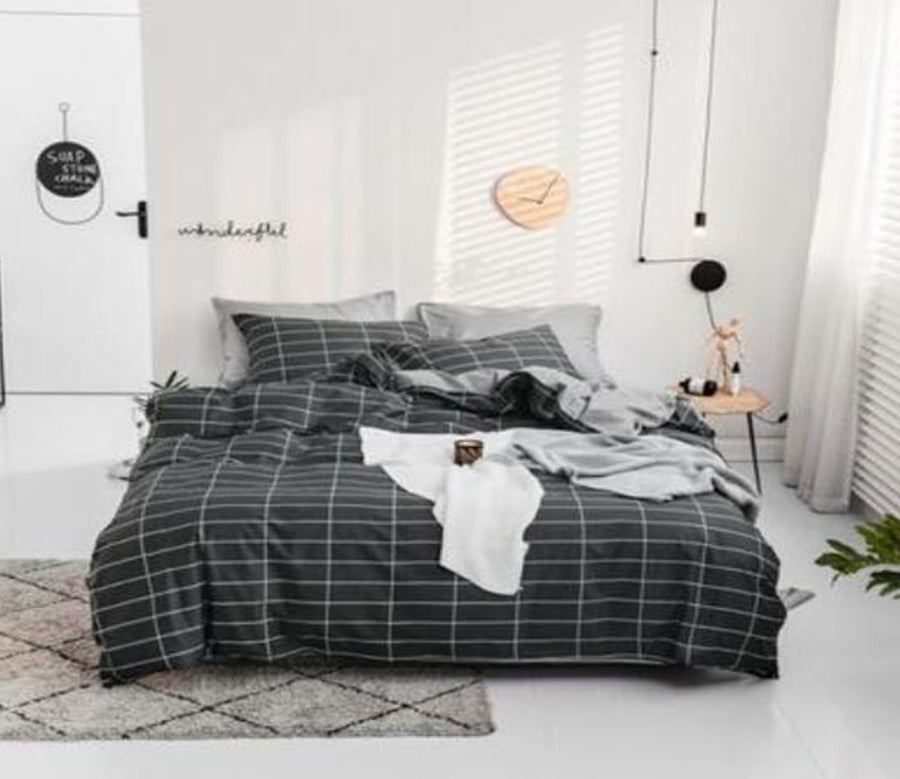 3D Black 15149 Bed Pillowcases Quilt