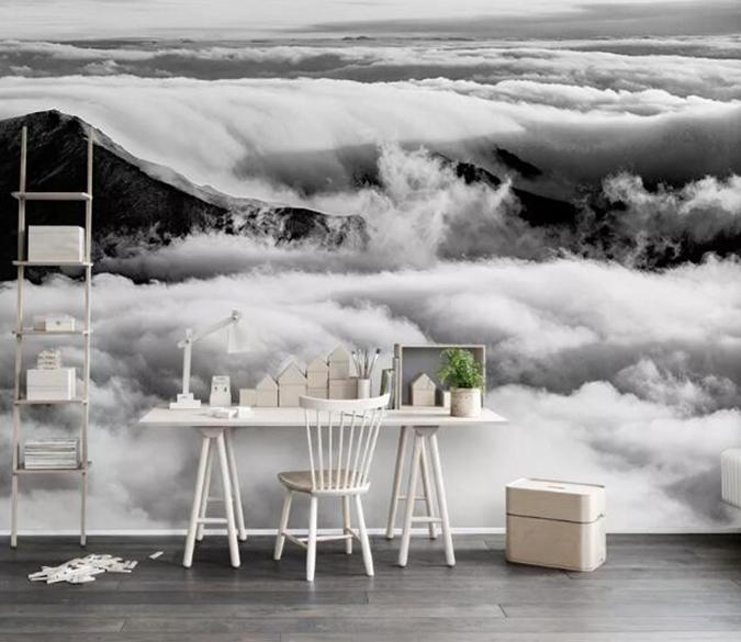 3D White Clouds 1175 Wall Murals Wallpaper AJ Wallpaper 2 