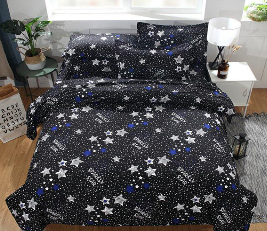 3D Star 2124 Bed Pillowcases Quilt