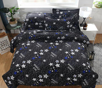 3D Star 2124 Bed Pillowcases Quilt