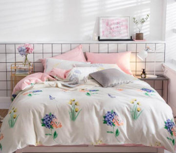 3D Flower Bush 16067 Bed Pillowcases Quilt