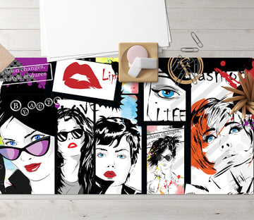 3D Many Woman 17126 Desk Mat
