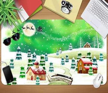 3D Snow White Village 044 Desk Mat Mat AJ Creativity Home 