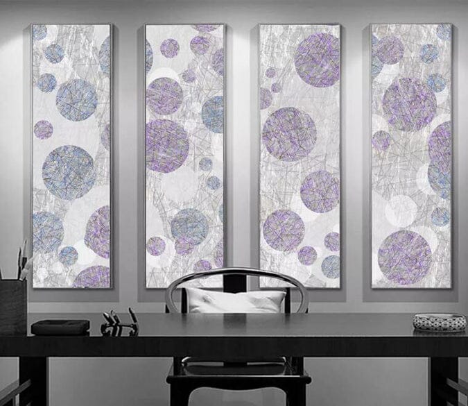 3D Colored Circles 2431 Wall Murals Wallpaper AJ Wallpaper 2 