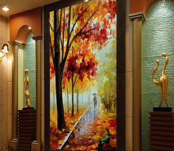3D Fallen Leaves 639 Wall Murals Wallpaper AJ Wallpaper 2 