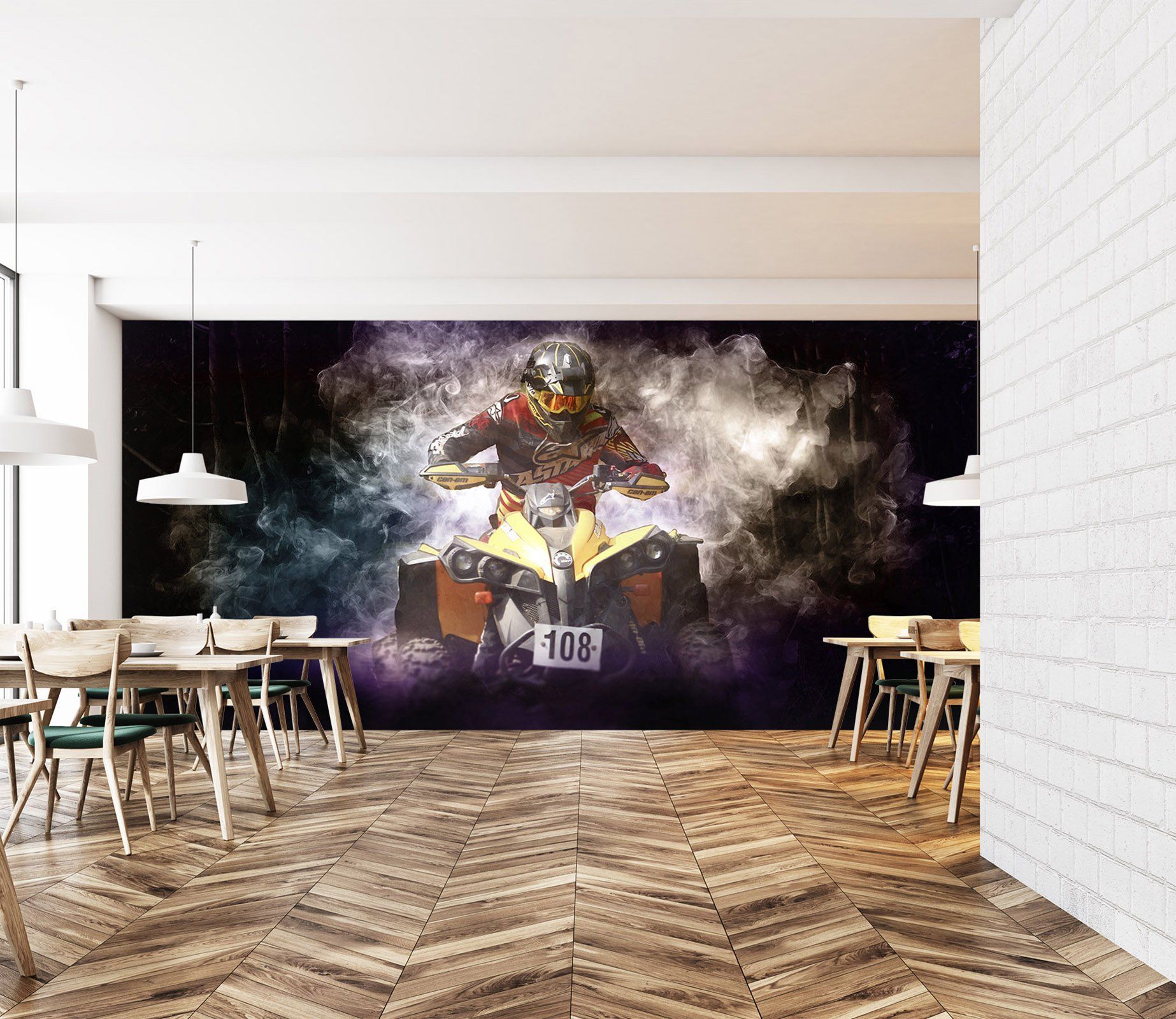 3D Motocross 1000 Vehicle Wall Murals Wallpaper AJ Wallpaper 2 