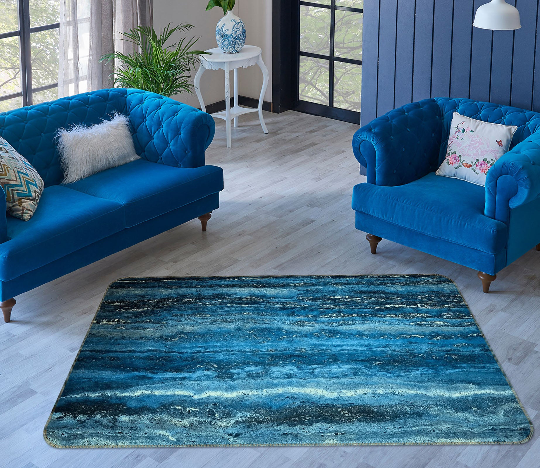 3D Surf Sea 27128 Non Slip Rug Mat