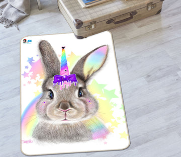 3D Unicorn Bunny 8526 Sheena Pike Rug Non Slip Rug Mat