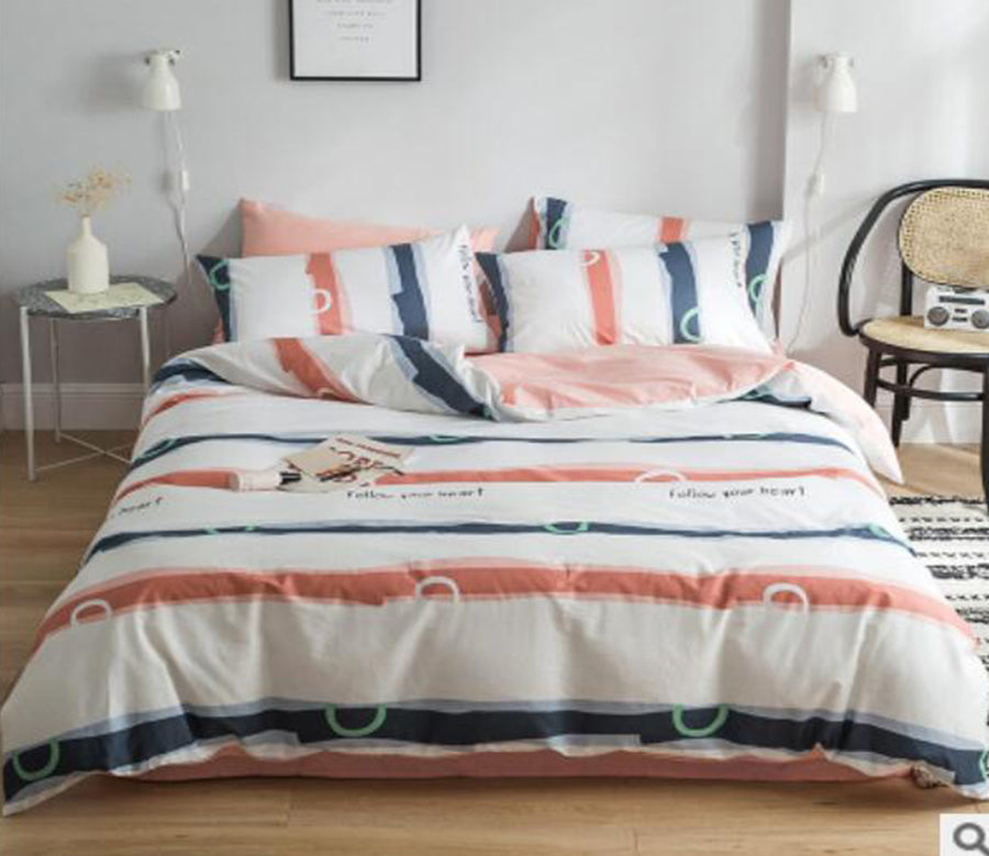 3D Striped Pattern 30217 Bed Pillowcases Quilt