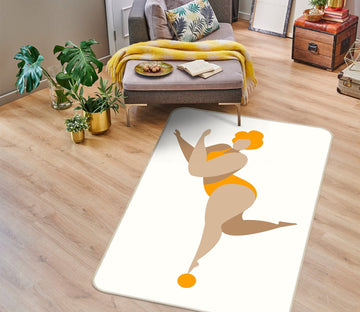 3D Swimsuit Athlete 1035 Boris Draschoff Rug Non Slip Rug Mat Mat AJ Creativity Home 