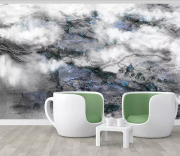 3D Cloud Mountain 2376 Wall Murals Wallpaper AJ Wallpaper 2 