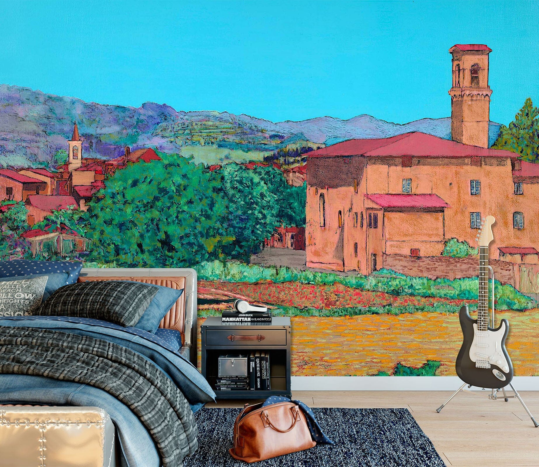 3D Painted Villa 252 Allan P. Friedlander Wall Mural Wall Murals Wallpaper AJ Wallpaper 2 