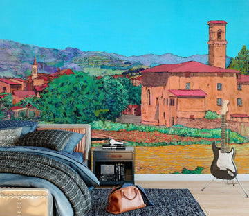 3D Painted Villa 252 Allan P. Friedlander Wall Mural Wall Murals Wallpaper AJ Wallpaper 2 