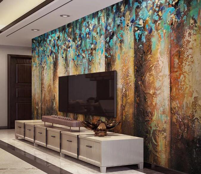 3D Leaves 1245 Wall Murals Wallpaper AJ Wallpaper 2 