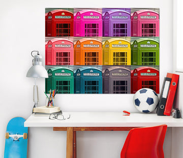 3D Color House 013 Assaf Frank Wall Sticker Wallpaper AJ Wallpaper 2 